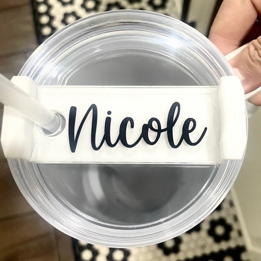 Preppy Stanley Name Plate 40oz Acrylic Name Label for - Etsy | Etsy (US)