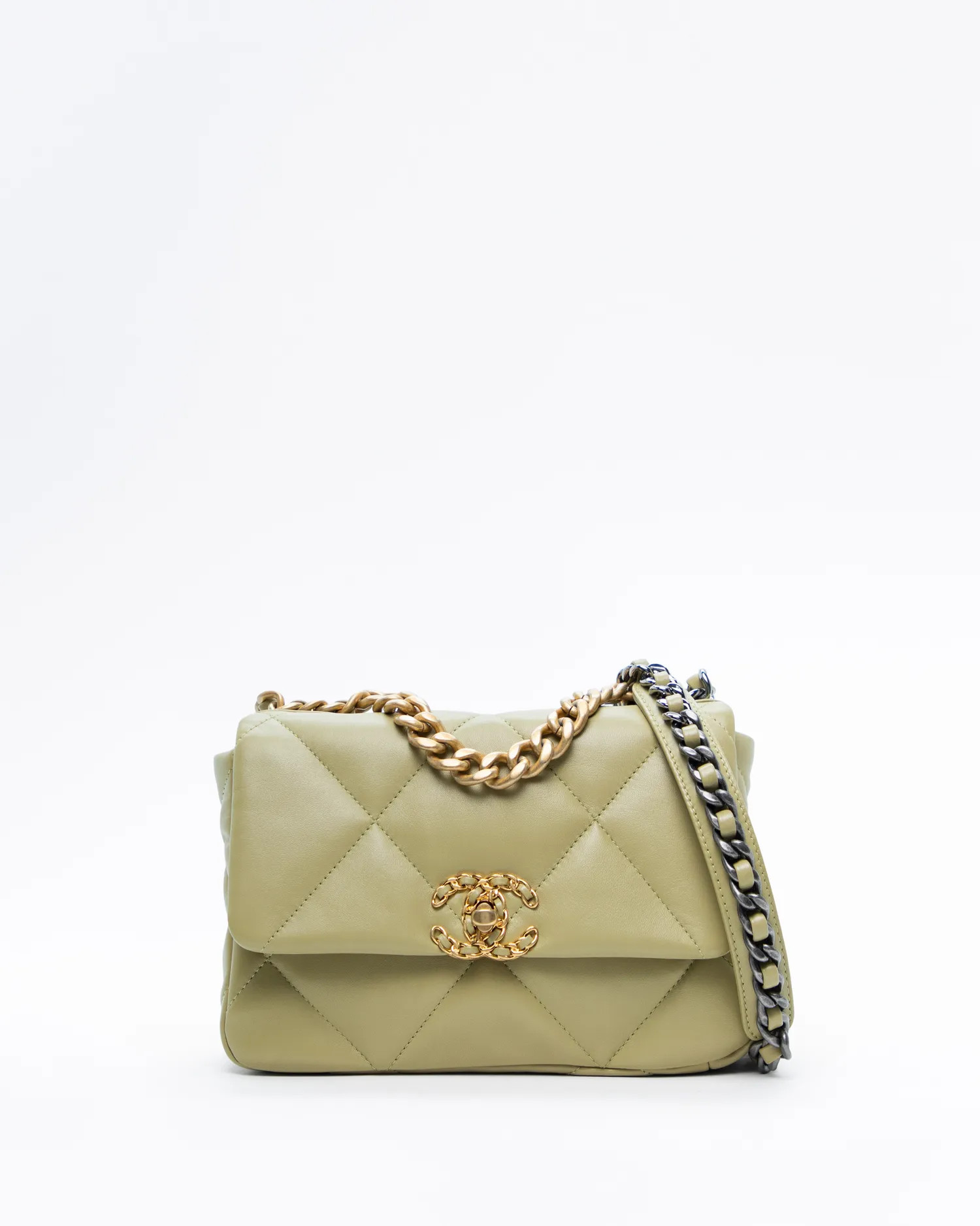 Lambskin Chanel 19 Flap Bag | Vivrelle