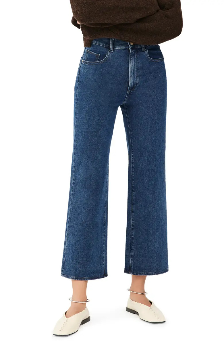 DL1961 Hepburn High Waist Ankle Wide Leg Jeans | Nordstrom | Nordstrom