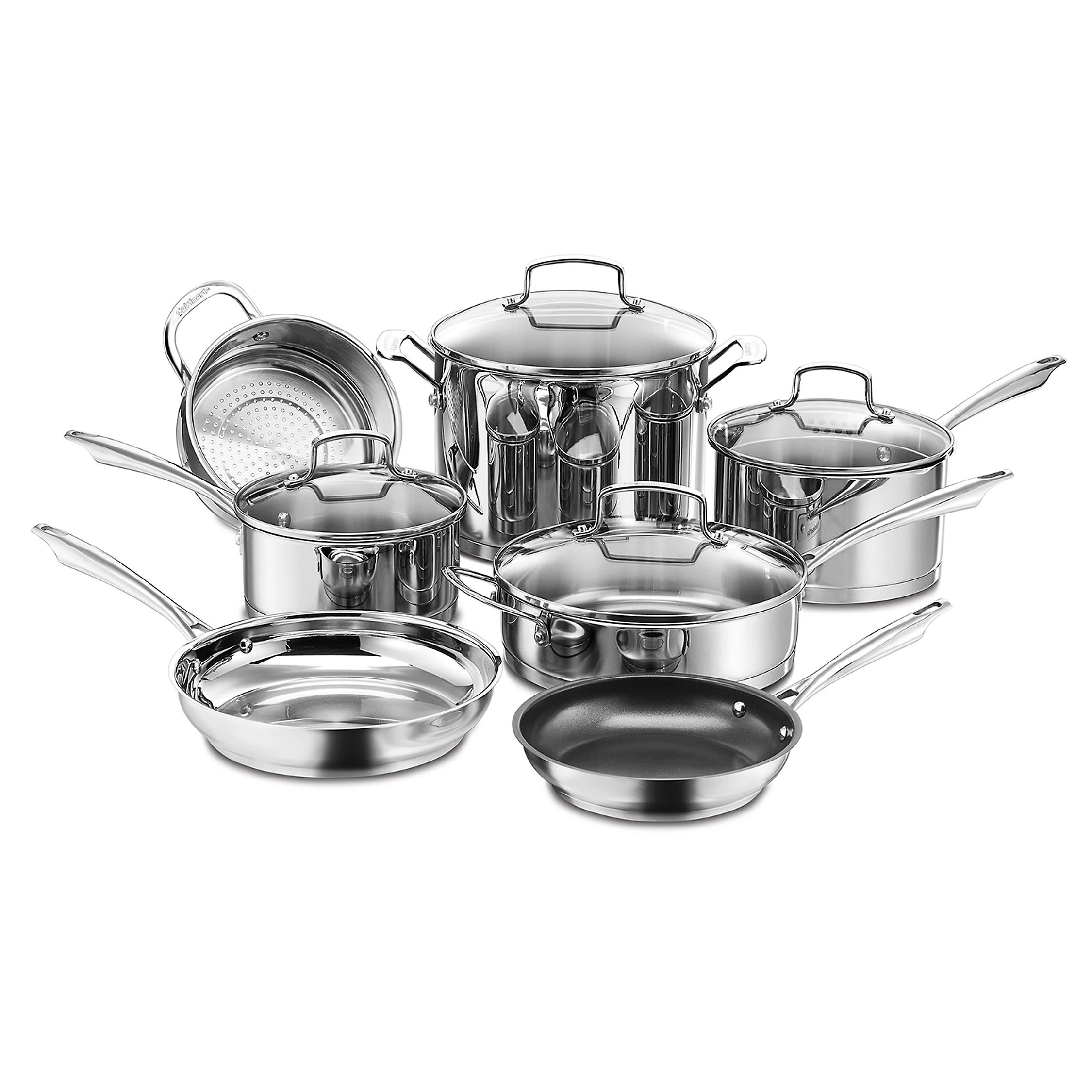 Cuisinart® Professional Series™ 11-pc. Stainless Steel Cookware Set | Kohl's