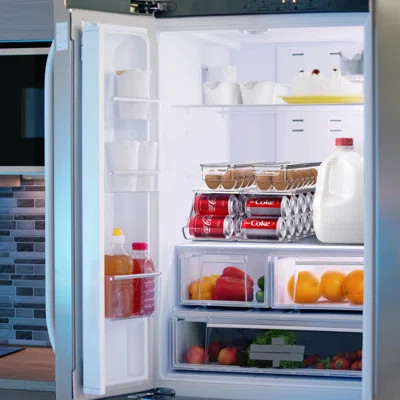 Clear Stackable Soda Can Dispenser & Egg Holder Set | Wayfair North America