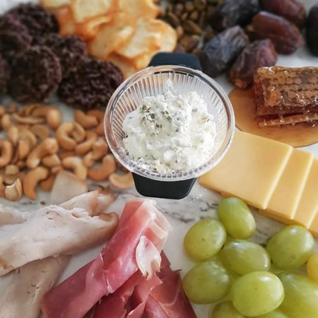 Charcuterie inspiration. Here’s what I included for a well rounded spread: dark chocolate quinoa crisps, Ritz crisps, pistachios, medjool dates, honeycomb, Gouda, grapes, prosciutto, deli turkey, cashews, and Garlic & Herb Soft cheese spread.

#LTKFindsUnder50 #LTKHome #LTKParties