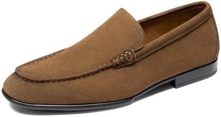 Bruno Marc Men's Loafers Leather Suede Dress Shoes | Amazon (US)