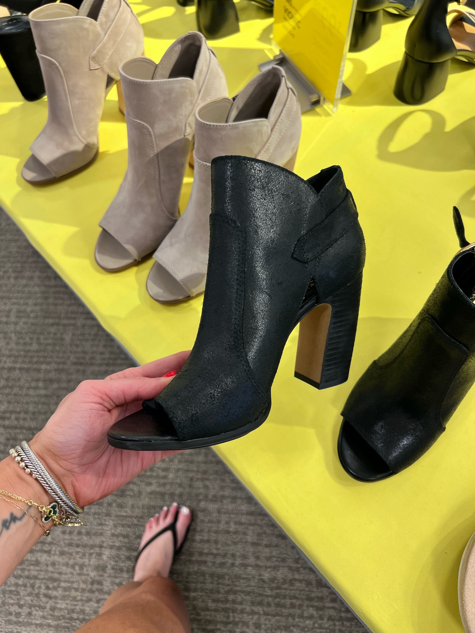 Loved these peep-toe booties! Nsale  

#LTKsalealert #LTKshoecrush #LTKover40