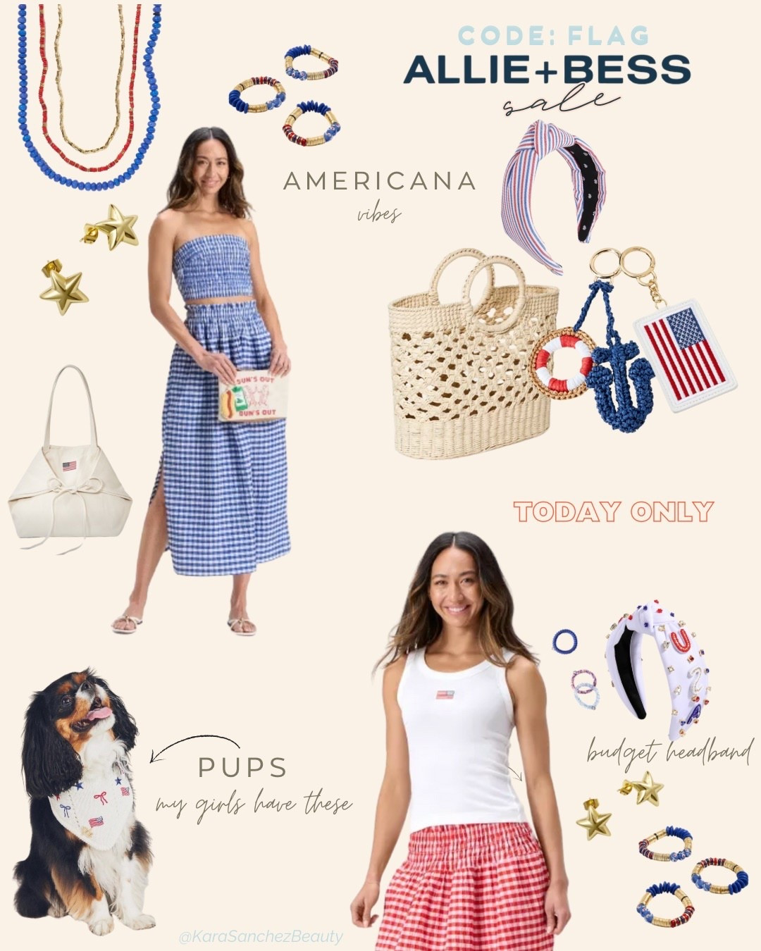 Americana vibes that are perfect for warm weather and picnics mixing high/low options from Allie + Bess, Anthro, LeLe Sadougie and Target  

#LTKSaleAlert #LTKSummerEdit #LTKSeasonal