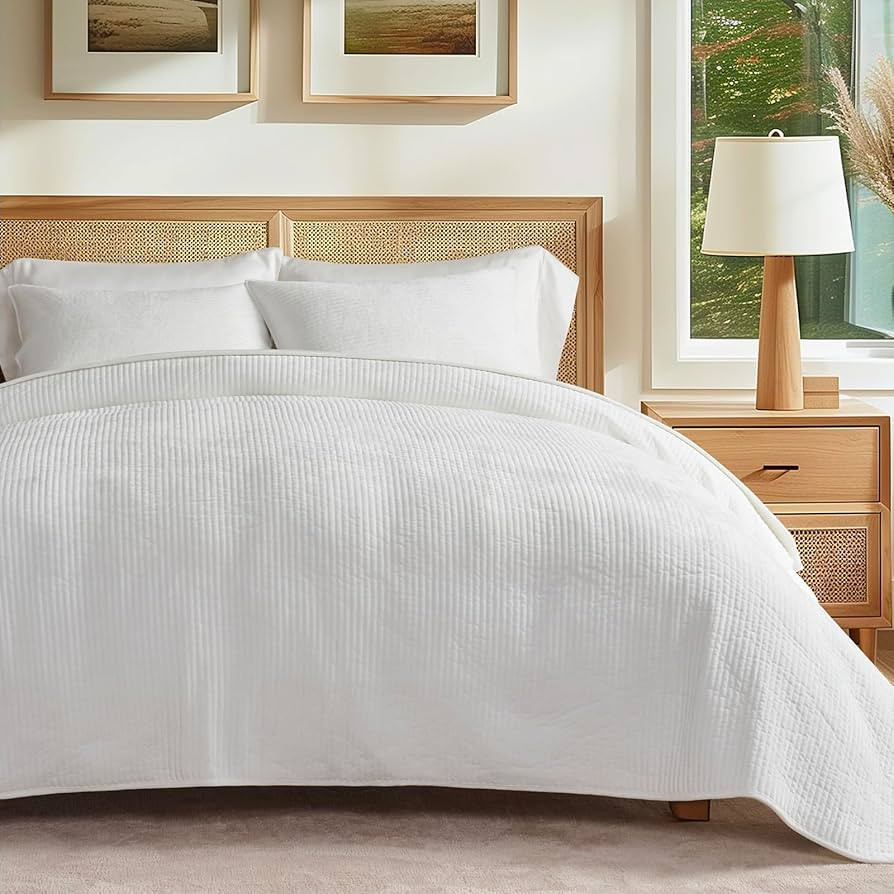 EVERGRACE Velvet Quilt Set King Size, Luxurious Soft Quilted Bedding Sets, Lightweight Velvet Com... | Amazon (US)