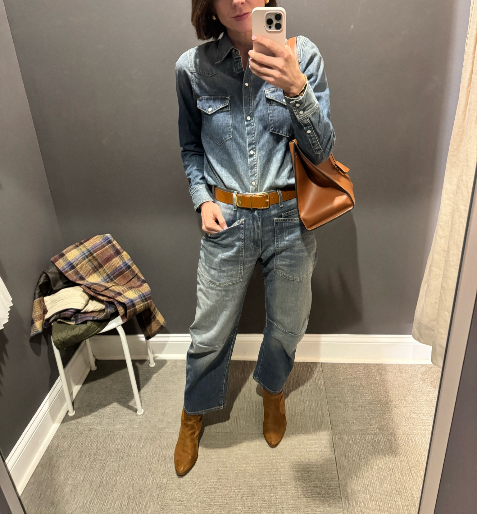 Denim on denim casual ootd

#LTKStyleTip #LTKMostLoved #LTKSeasonal