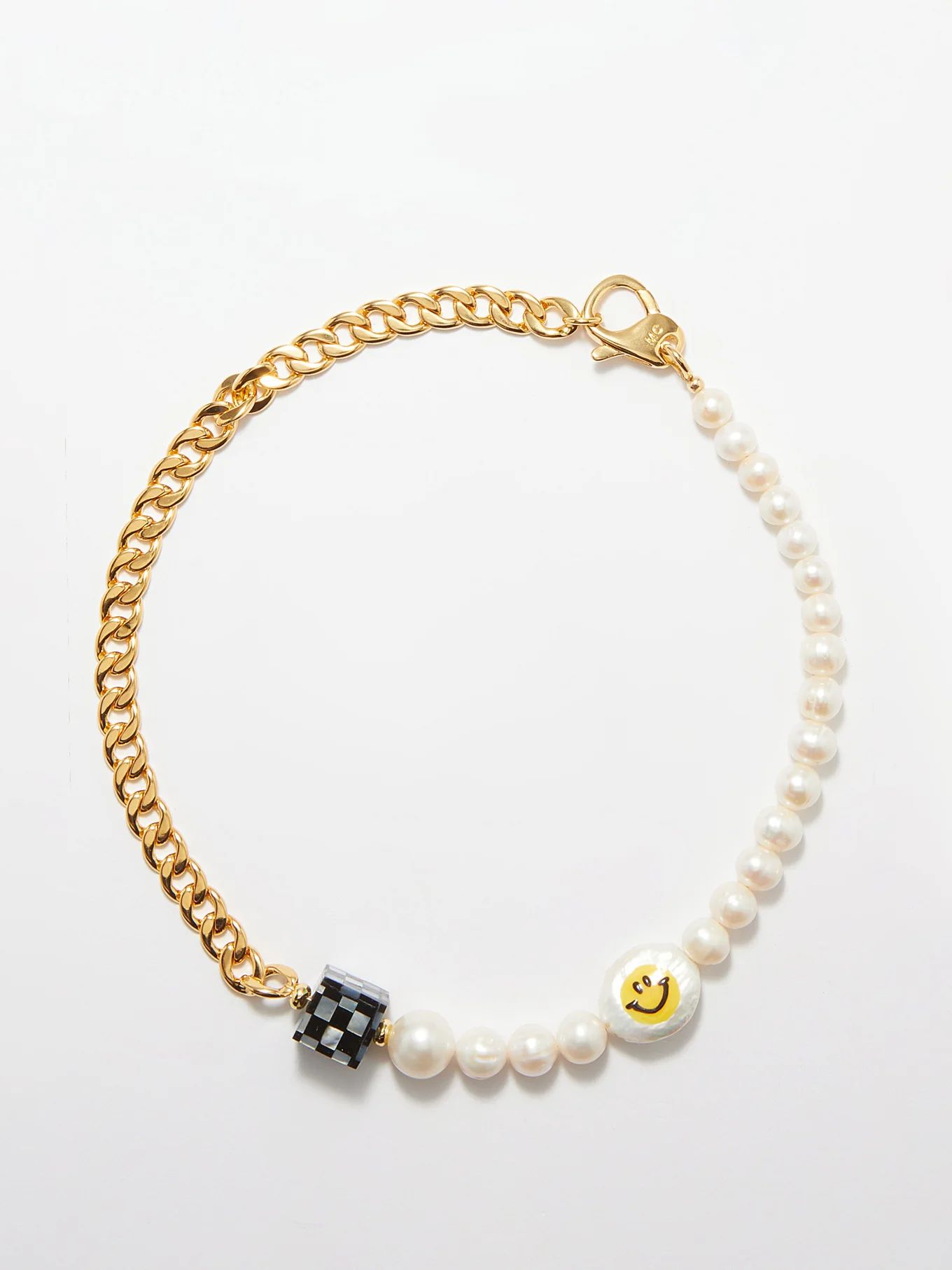 Take A Chance pearl & 14kt gold-plated necklace | Joolz by Martha Calvo | Matches (US)