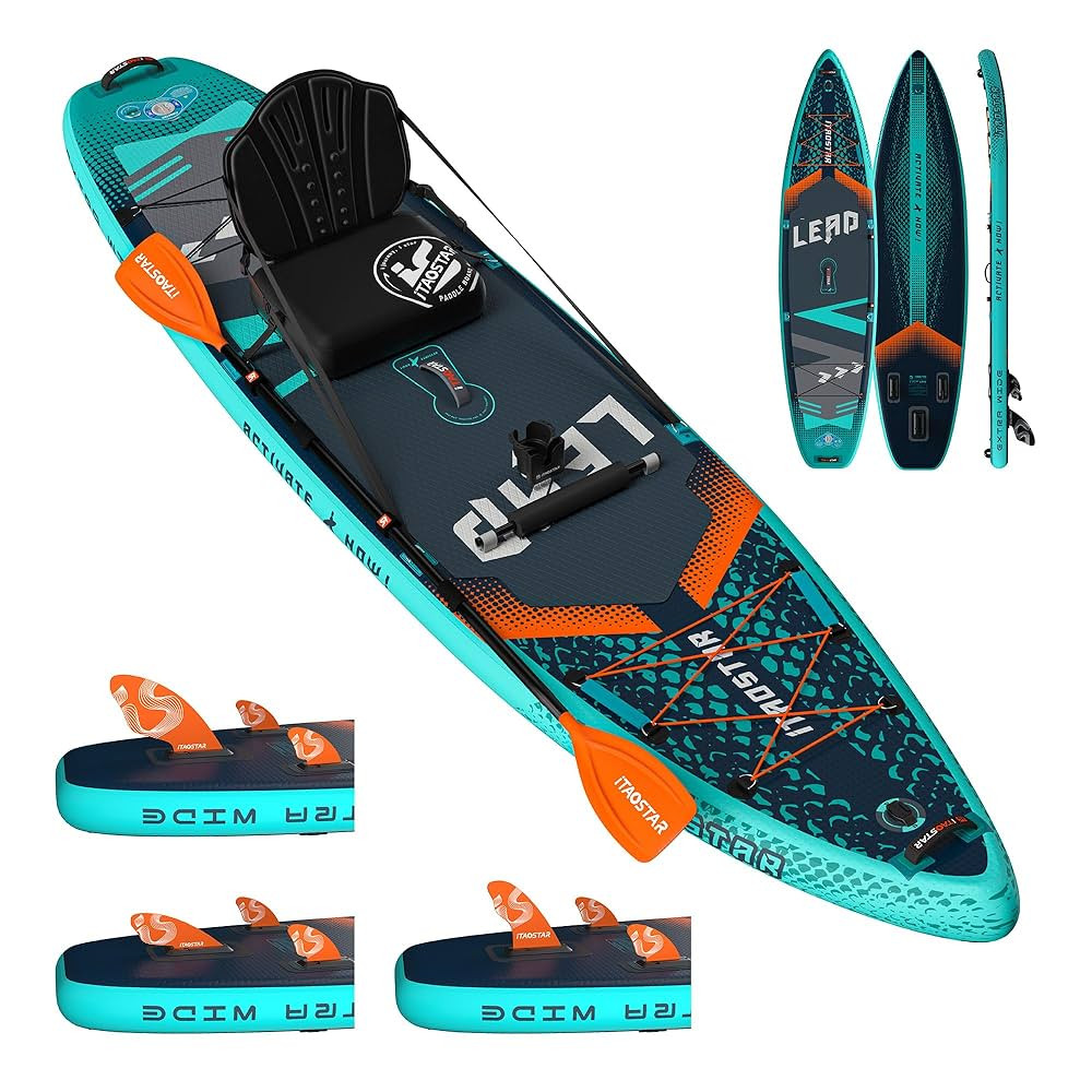 Lead 11‘ x 33" / 12’×35" Inflatable Stand Up Paddle Board - Premium SUP Board Kit - Ultra St... | Amazon (US)