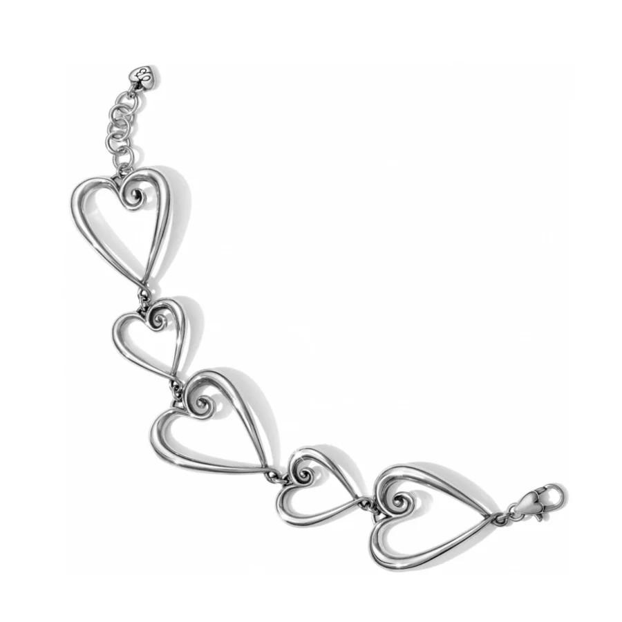 Whimsical Heart Link Bracelet | Brighton
