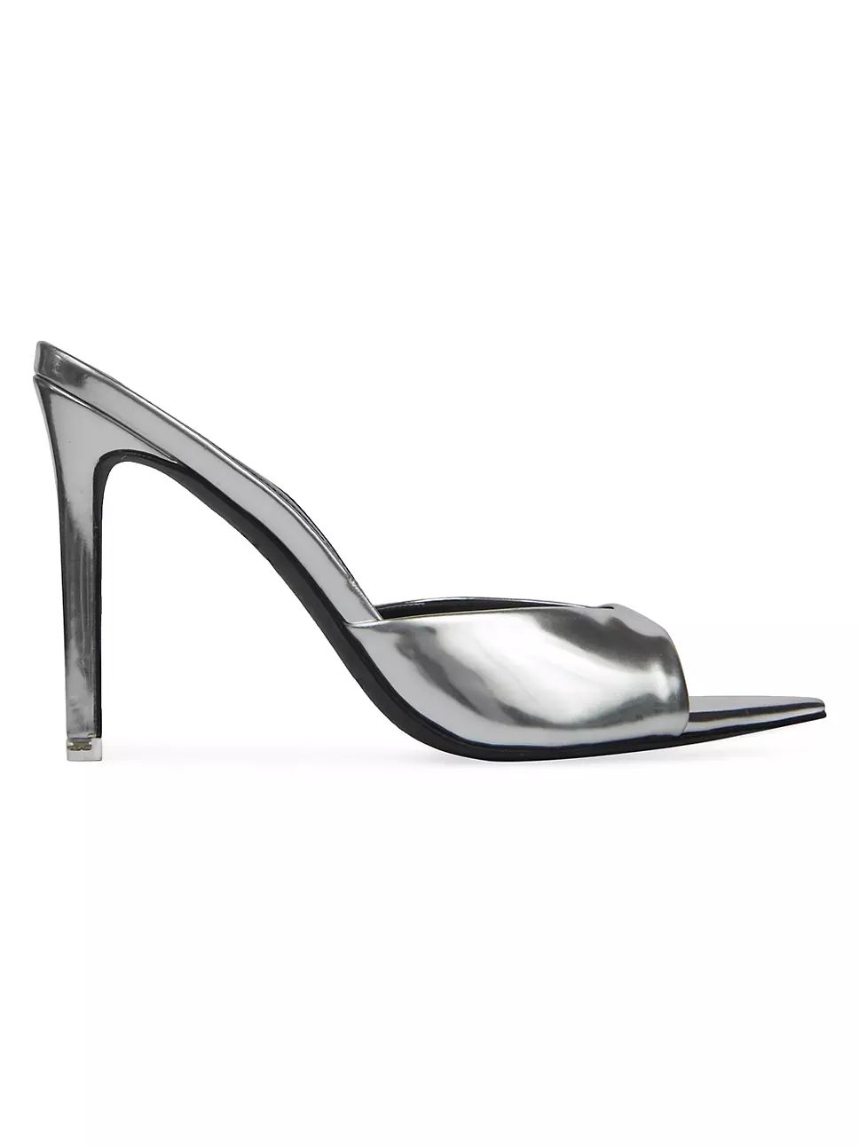 Brea Metallic High Heel Slippers | Saks Fifth Avenue