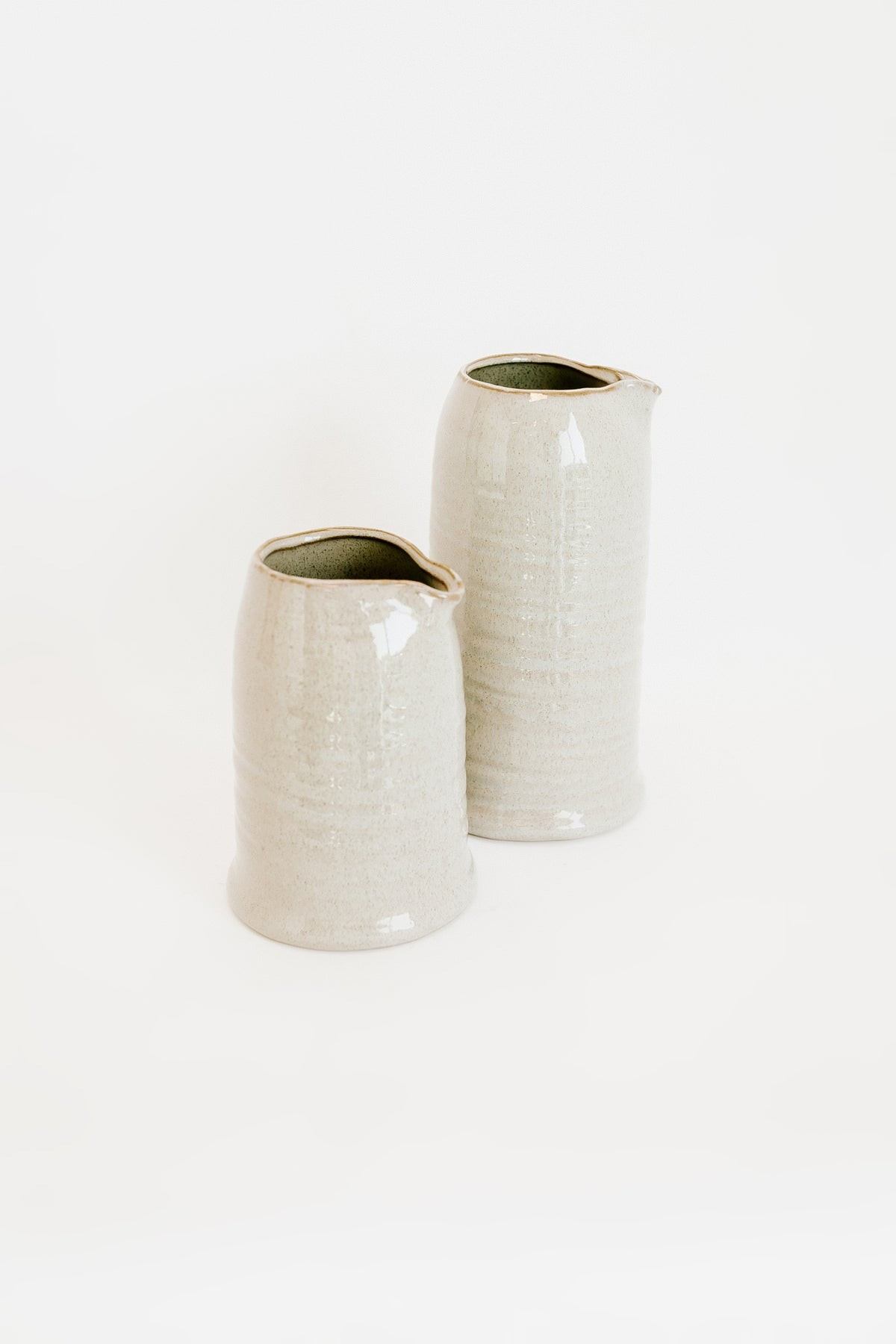 Freeform Stoneware Pitcher - 2 Sizes | THELIFESTYLEDCO