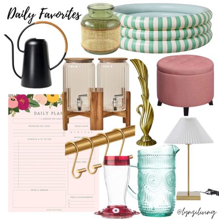 Daily Favorites

Favorite home decor, home decor finds, home decorations, affordable home decor, cheap home decor, black watering can, gardening accessories, dual drink dispenser, summer drink dispenser, Target home, target finds, pink daily planner, Amazon find, amazon home, gold curtain hooks, red hummingbird feeder, teal pitcher, glass pitcher, Walmart finds, Walmart home, green vase, rattan vase, pink ottoman, coral ottoman, gold peacock, temu finds, temu home, gold table lamp 

#LTKHome #LTKFindsUnder50 #LTKFindsUnder100