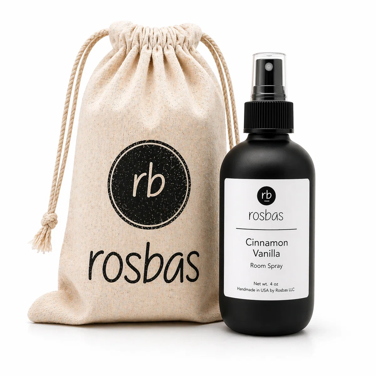 Cinnamon Vanilla Scented Room Spray - 4 oz Black Glass Bottle - Long-Lasting Home Fragrance - Non... | Wayfair North America