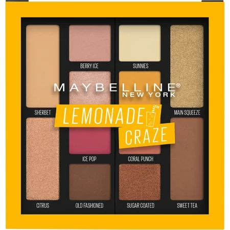 Maybelline New York Lemonade Craze Eye Shadow Palette | Walmart (US)