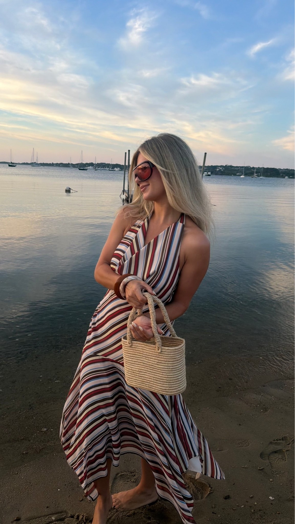stripes always 🩷🤍🩵 i linked my dress in the top version plus similar! 

 