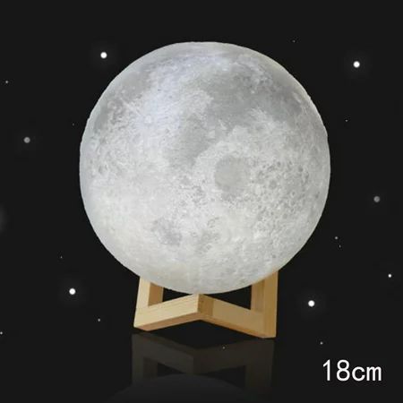 Yrtoes Sponges Kitchen Kitchen Towel 3D USB LED Magical Moon Night Light Moonlight Table Desk Moon L | Walmart (US)