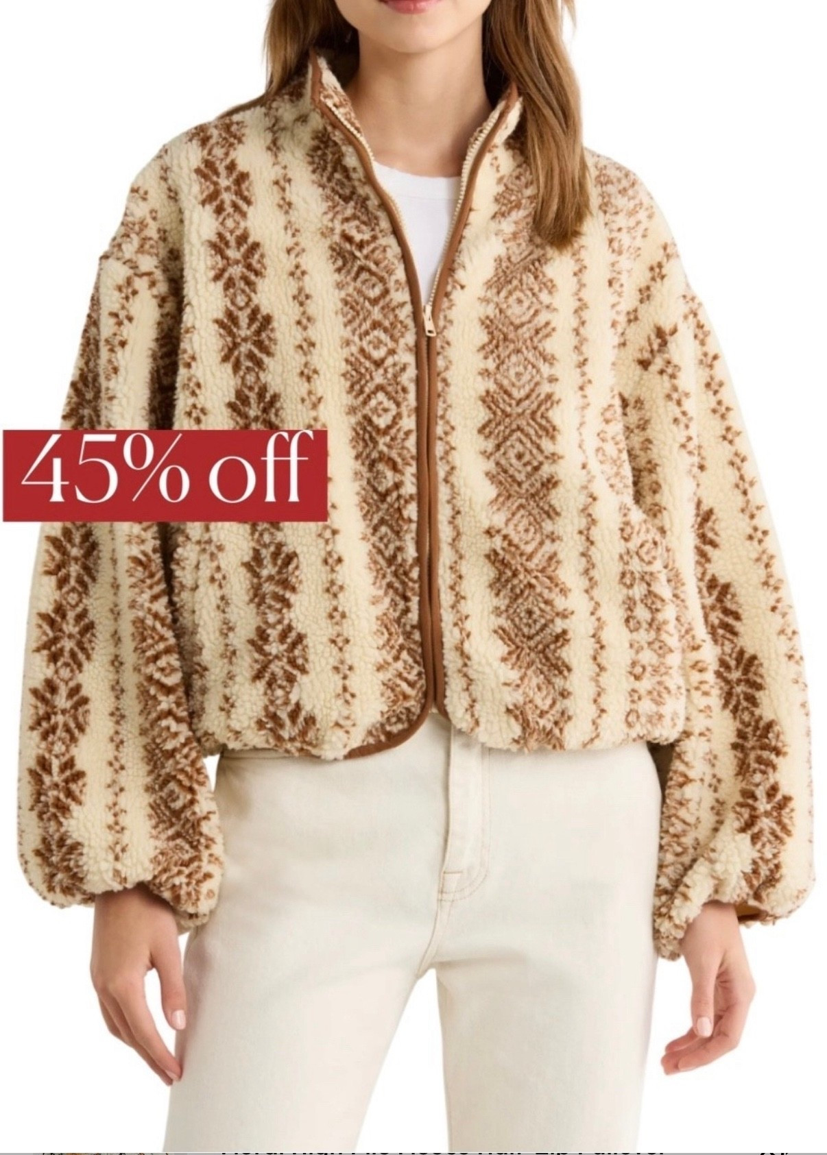 Fleece jacket on sale!
Jacket
Fleece 

#LTKFindsUnder100 #LTKSeasonal #LTKSaleAlert