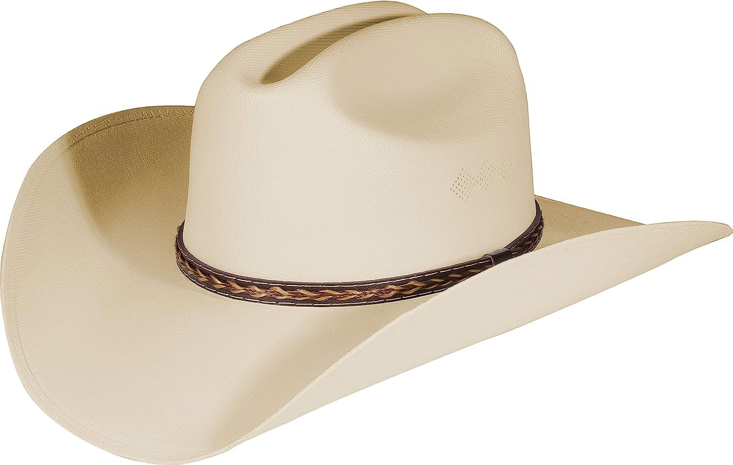 Enimay Western Cowboy & Cowgirl Hat Pinch Front Wide Brim Style | Amazon (US)