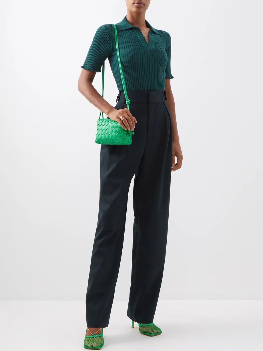 Loop mini Intrecciato-leather cross-body bag | Bottega Veneta | Matches (US)