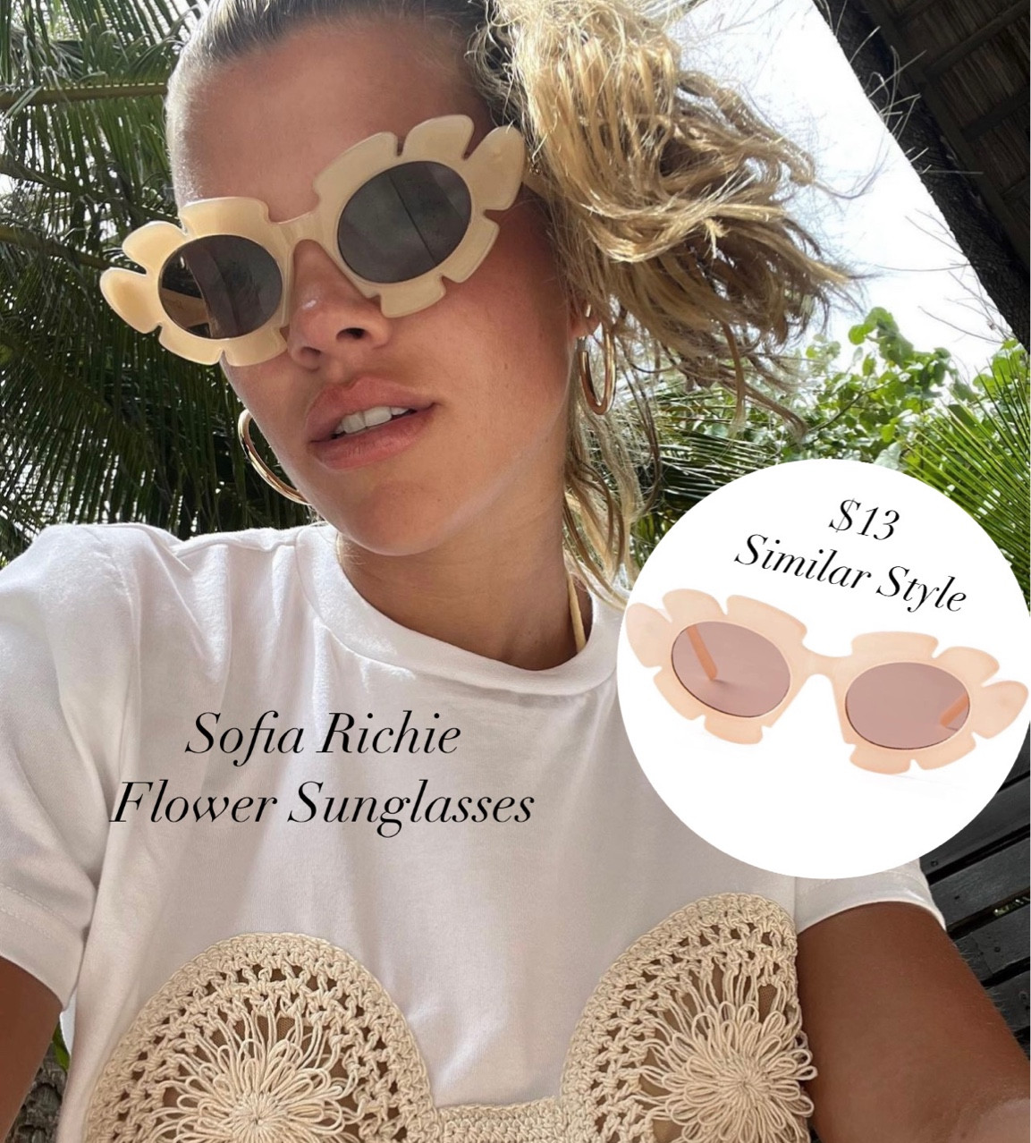 Flower sunglasses on sale