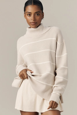 Varley Hamish Roll-Neck Stitch Knit Sweater | Anthropologie (US)