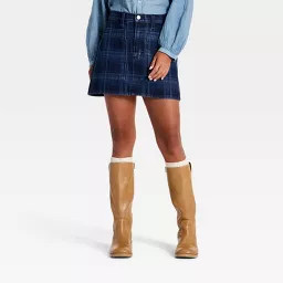 Women's Micro Mini Skirt - Universal Thread™ Dark Rinse Wash 16 | Target