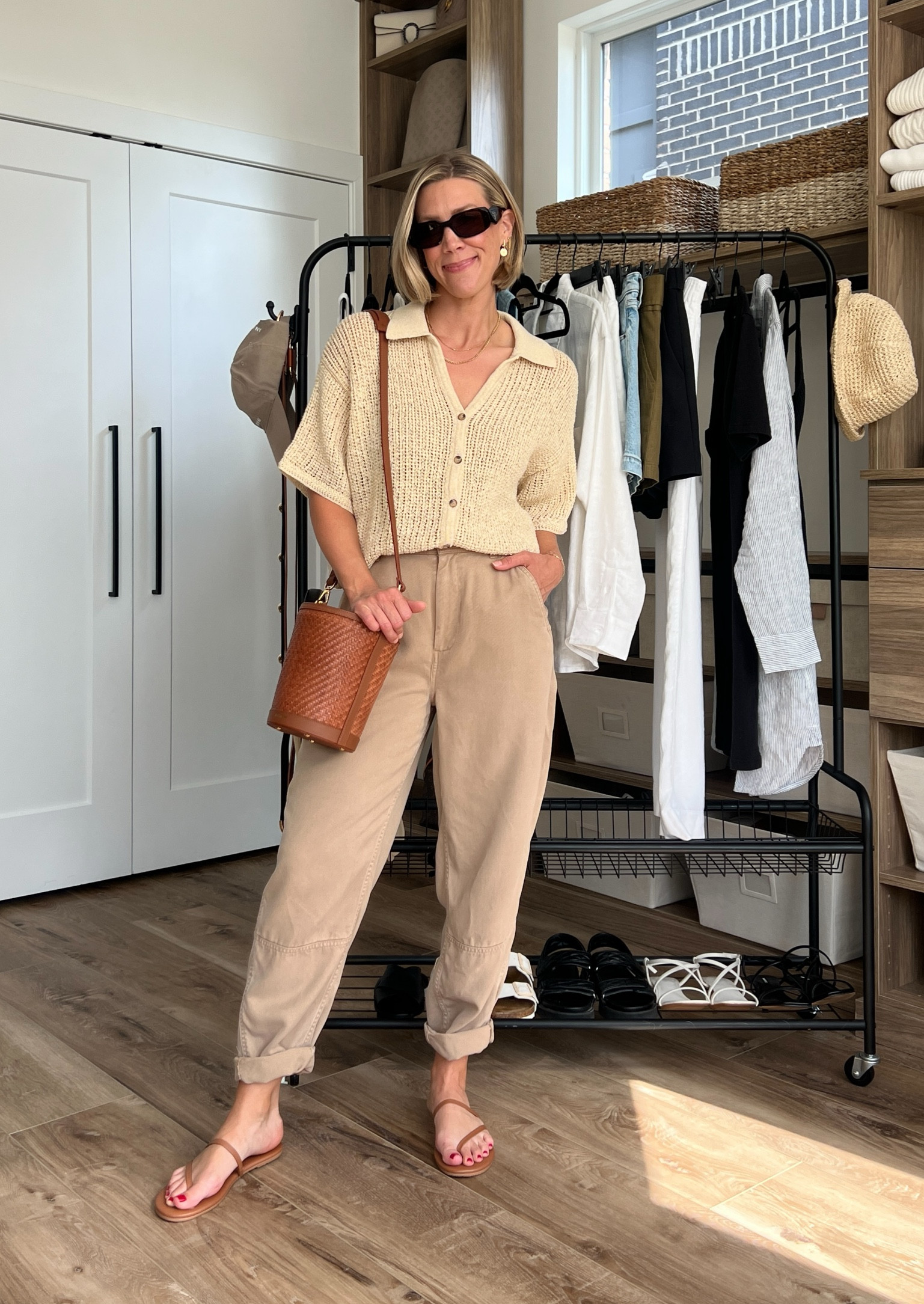 Wearing 2 tencel pants, XS cardigan, sandals tts

#LTKFindsUnder100 #LTKStyleTip #LTKFindsUnder50