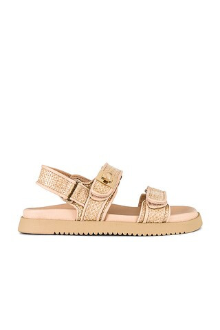 Steve Madden Mona Sandal in Raffia from Revolve.com | Revolve Clothing (Global)