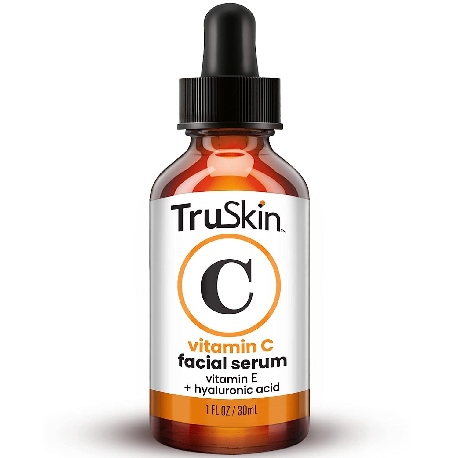 TruSkin Vitamin C Serum for Face, Topical Facial Serum with Hyaluronic Acid & Vitamin E, 1 fl oz | Amazon (US)