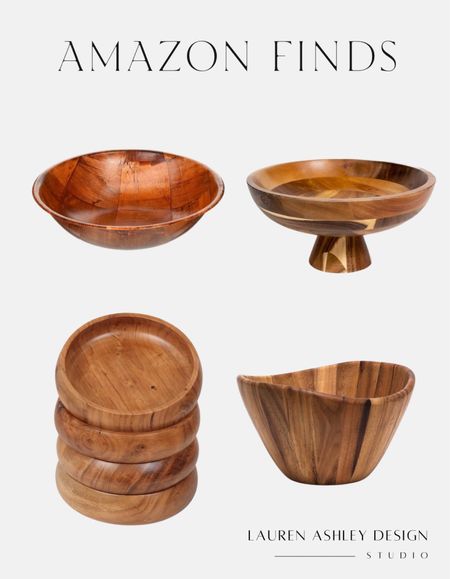 Amazon wooden bowls under $50

#LTKsalealert #LTKfindsunder50 #LTKhome