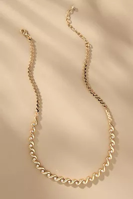 Squiggle Crystal Necklace | Anthropologie (US)