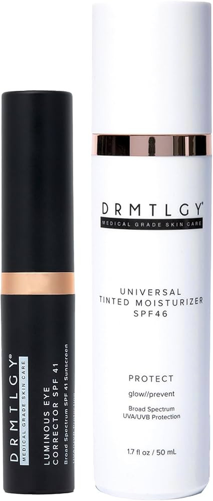 DRMTLGY Makeup Minimalist Duo SPF Bundle - Medium: Luminous Eye Corrector SPF 41 Fair & Anti-Agin... | Amazon (US)