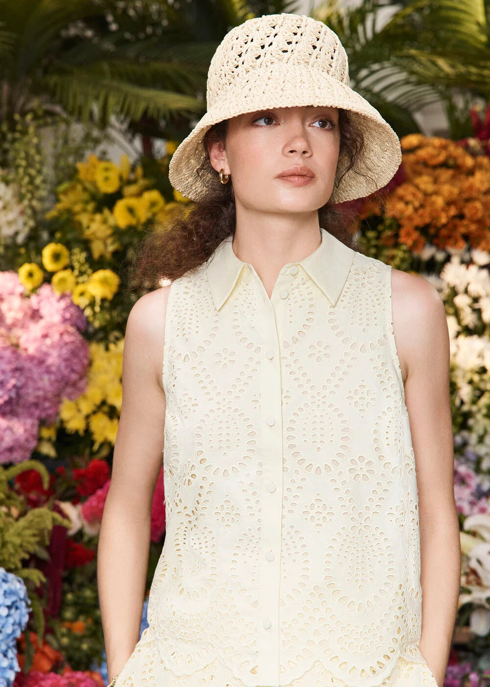 Brookshire Embroidery Top | Hobbs UK | | Hobbs