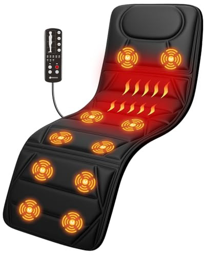 CooCoCo Full Body Massage Mat with Heat, Birthday Gifts for Dad Mom Women Men, 10 Motors Vibratin... | Amazon (US)