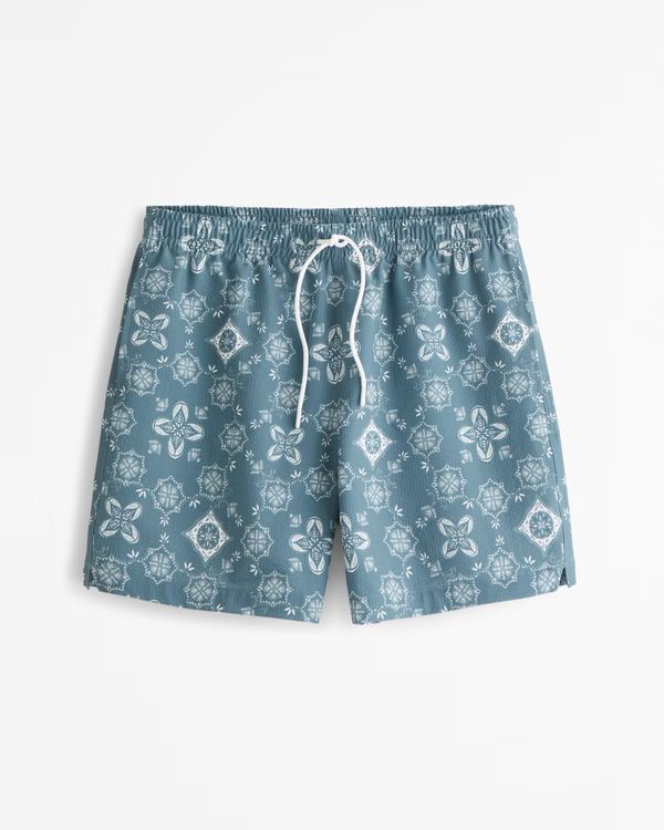 Pull-On Seersucker Swim Trunk | Abercrombie & Fitch (US)