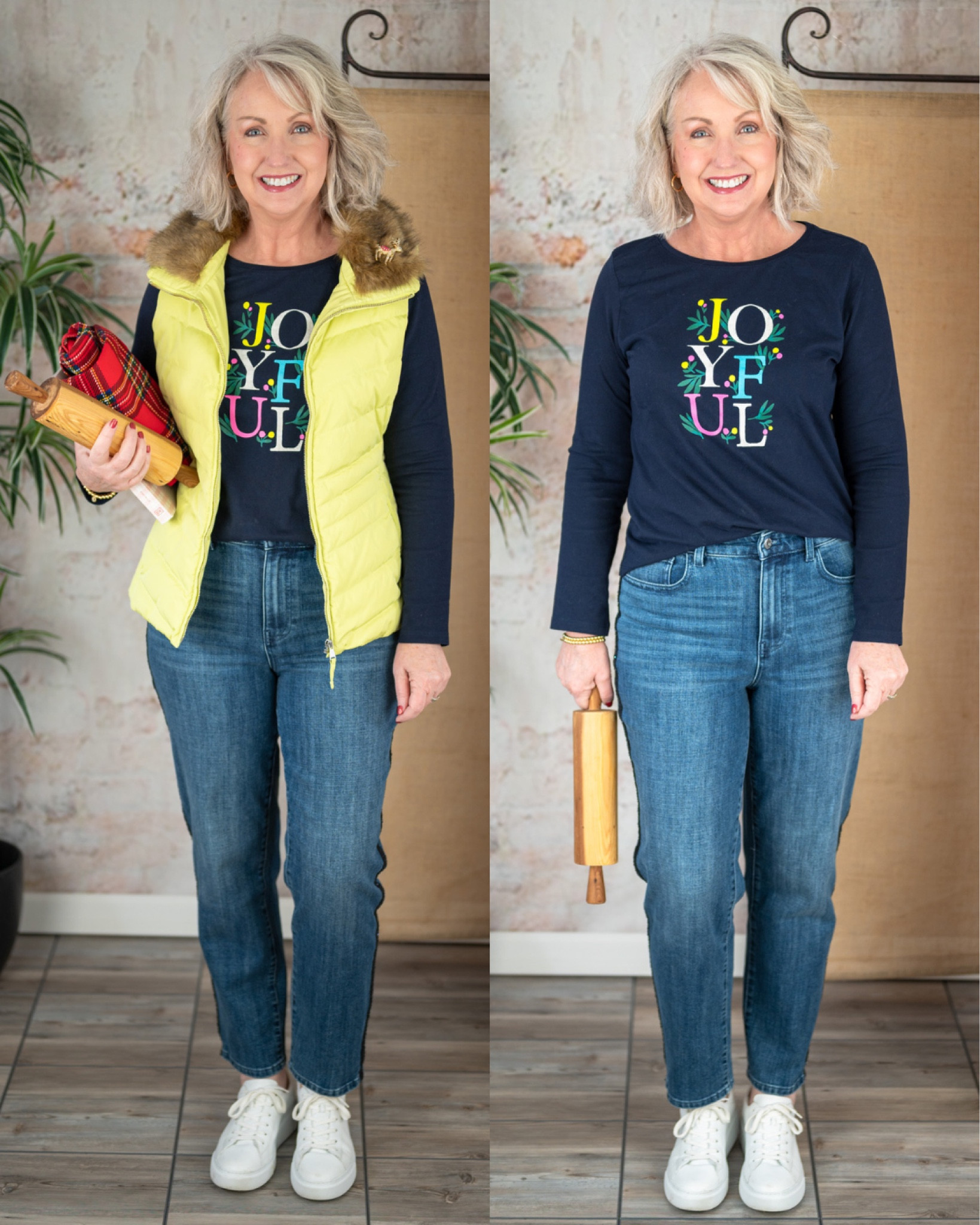 Stay comfortable this holiday season with these straight leg jeans and this crew neck tee all from @Talbots. #Sponsored #MyTalbots #Talbotspartner

#LTKstyletip #LTKSeasonal #LTKHoliday