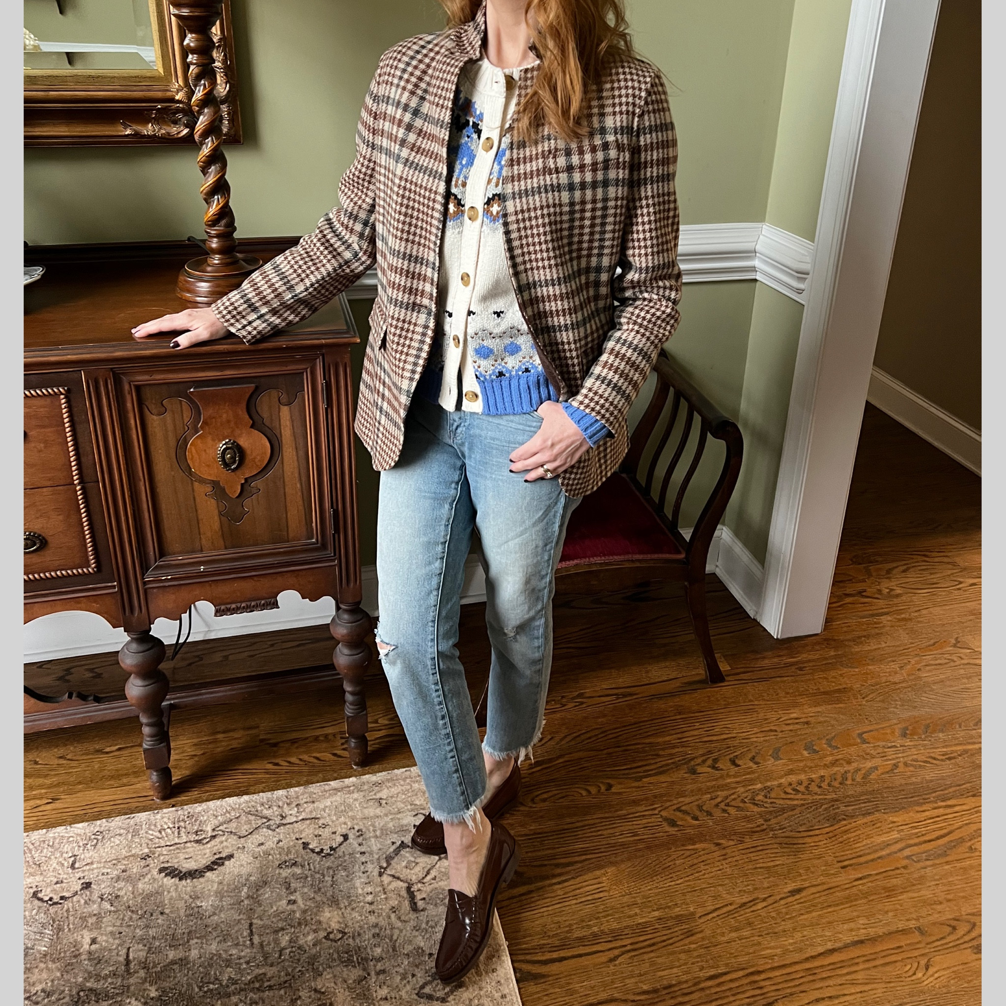 sunday s t y l e///#styleinspiration #stylediaries  #fashionblogger #liketkit  #styleover50 #50plusandfabulous #fashionover50 #50plusblogger @liketoknow.it #jcrew #landsend