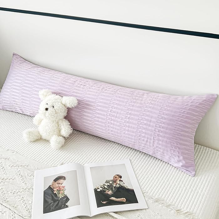 Body Pillow Cover，Cooling Body Pillow Pillowcase for Hot Sleepers and Night Sweats, Breathable ... | Amazon (US)