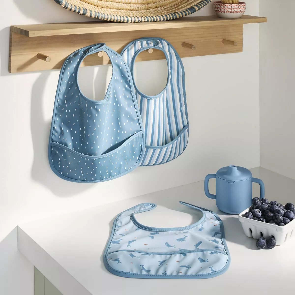 8oz Silicone Sippy Cup - Blue - Cloud Island™ | Target