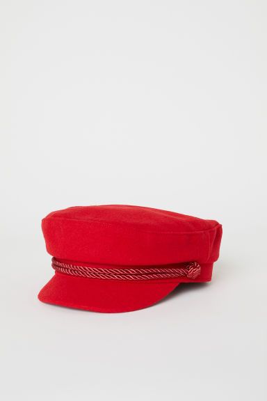 H & M - Captain's Cap - Red | H&M (US)