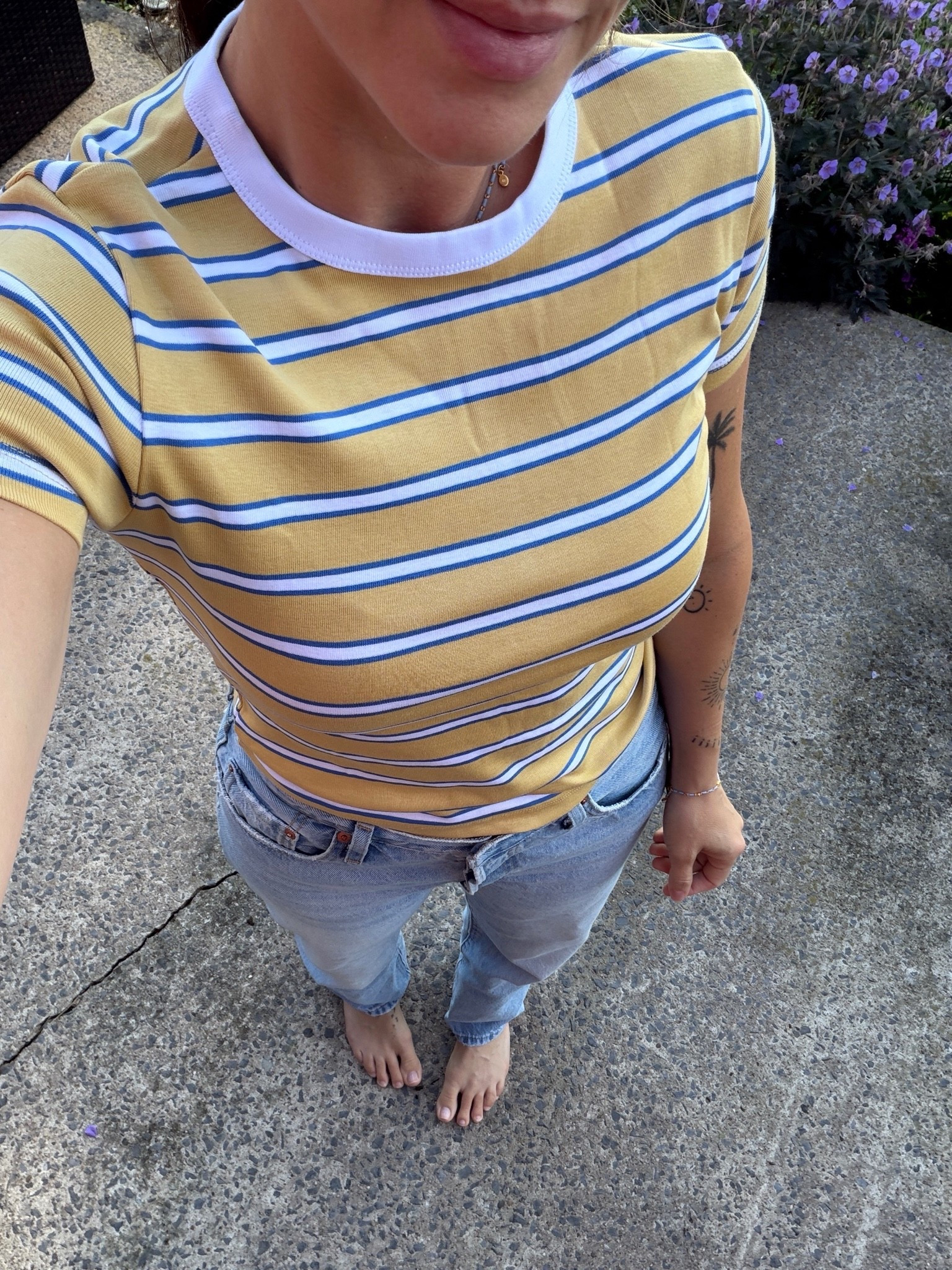 The tee is on sale and only a few are left. I’m wearing the small

#LTKSaleAlert #LTKootd