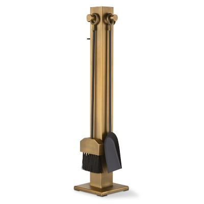 Jackson Fireplace Tools, Brass | Williams-Sonoma
