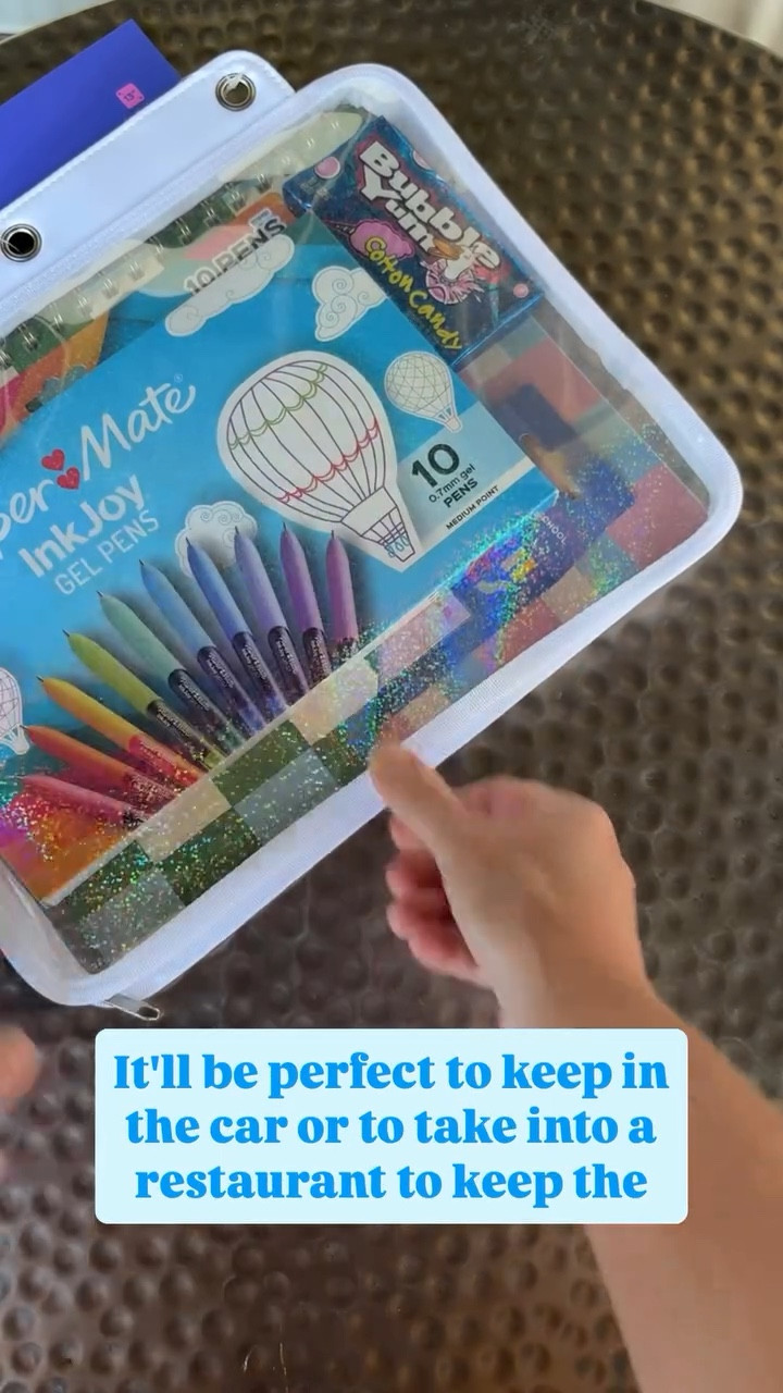 ✨Shiny, zippy, and ready to go! 💖⁣⁣⠀
This iridescent pouch is the cutest way to carry your notebook + pens on the move.⁣⁣⠀
Just zip it up and you’re good to go! ✨🖊️📓⁣⁣⠀PS! Iridescent!! 🤷🏻‍♀️😆🥰

#LTKTravel #LTKFamily #LTKItBag