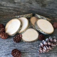 50 Wood Slices 3"" - 4"" For Christmas Ornaments, Rustic Diy Decorations | Etsy (US)