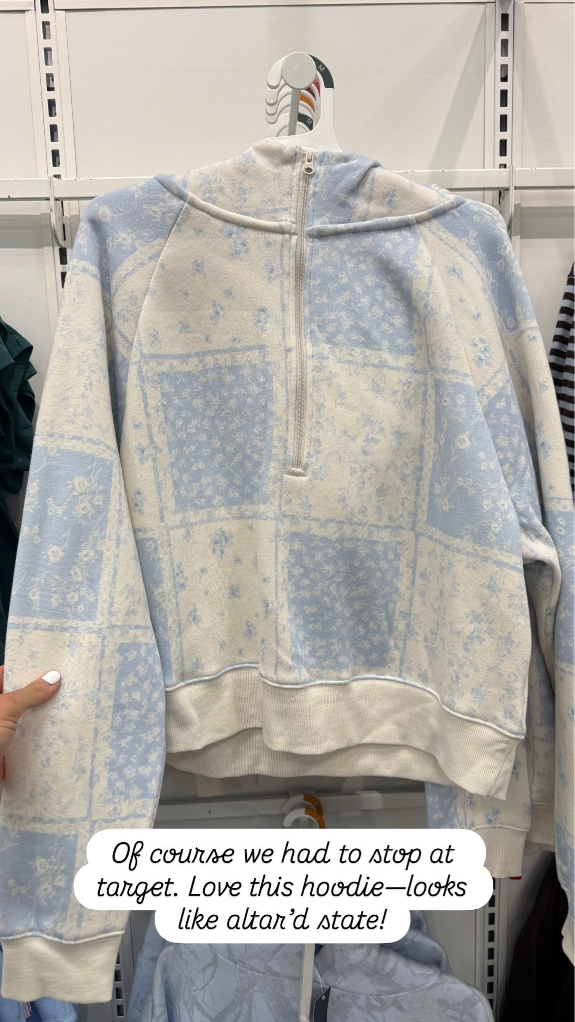 Cutest hoodie spotted at Target!