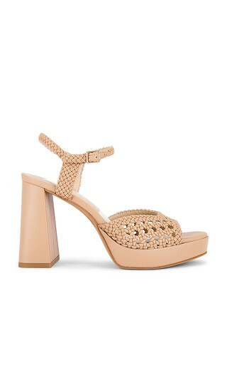Dolce Vita Peyten Platform Heel in Tan. - size 8.5 | Revolve Clothing (Global)