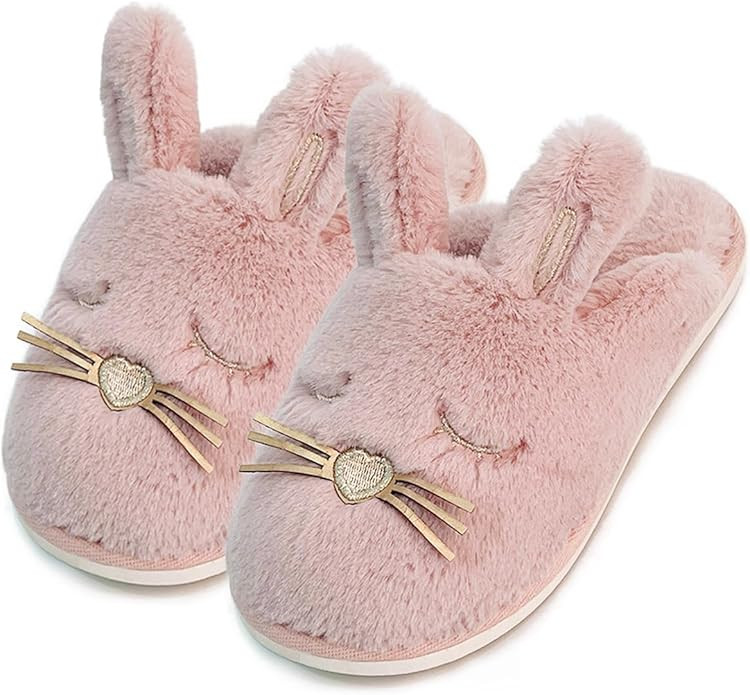 Caramella Bubble Bunny Slippers for Women Fuzzy Cute Animal Memory Foam House Rabbit Slippers Ind... | Amazon (US)
