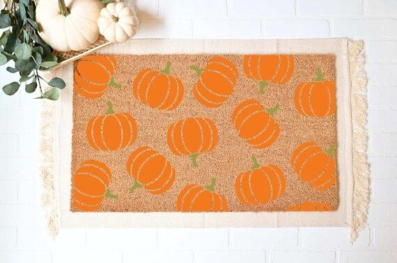 Hey There Pumpkin Doormat, Fall Welcome Mat, Fall Decor, Funny Doormat, Funny Welcome Mat, Hallow... | Etsy (US)