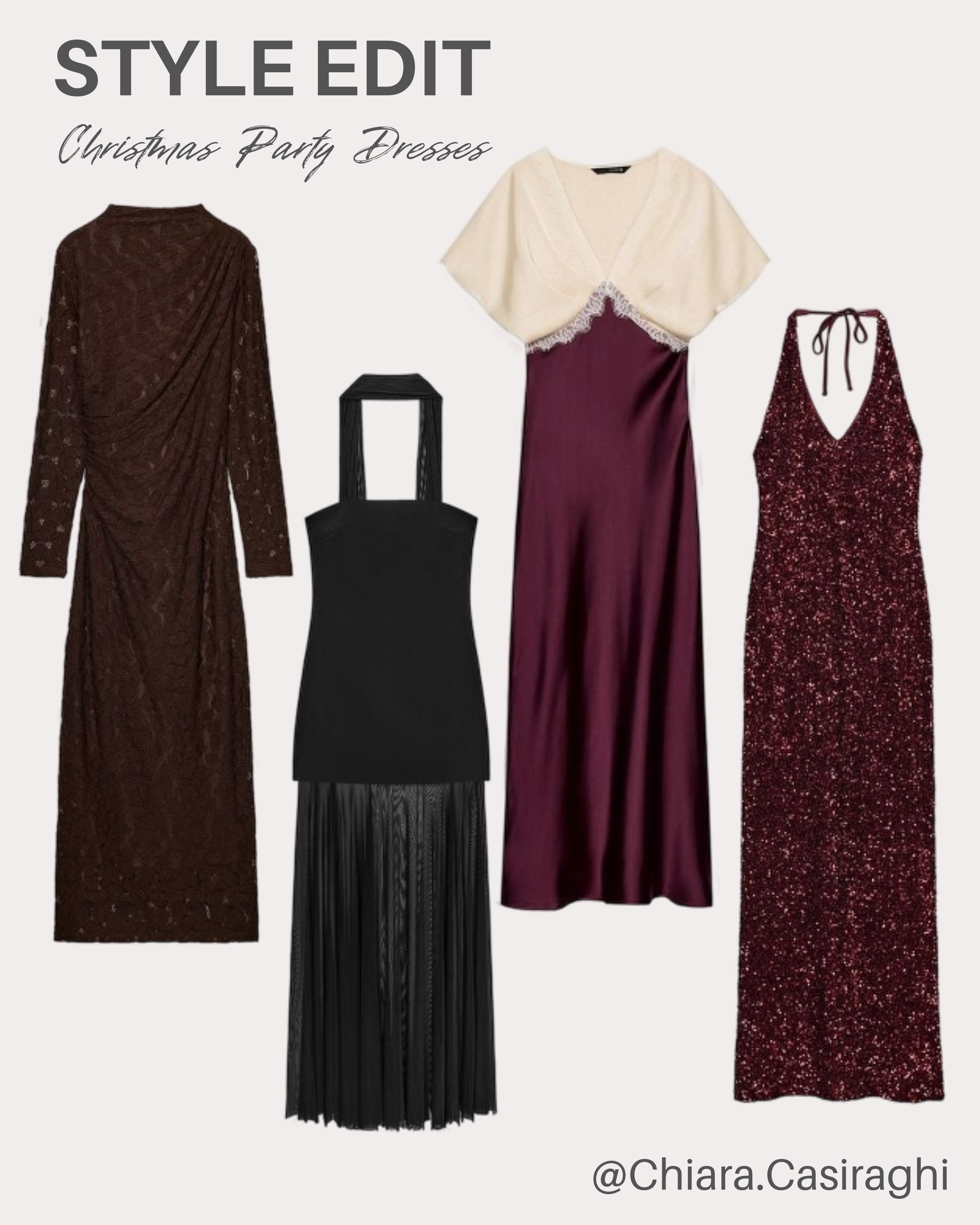 Get ready to dazzle! My ZARA Christmas Party Dress Style Edit is LIVE! I've found the most stunning sequins, velvet, and silhouettes that are perfect for your holiday celebration. Tap to shop these must-have party dresses before they sell out! #Zara #ZaraHaul #ChristmasDress #PartyDress #HolidayStyle #OOTN #ShopTheLook #FestiveFashion 

 #LTKHoliday #LTKdayinmylife #LTKootd